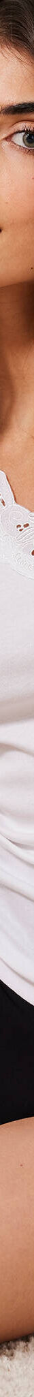 T-shirt manches courtes dentelle (blanc) T-shirt manches courtes dentelle (blanc)